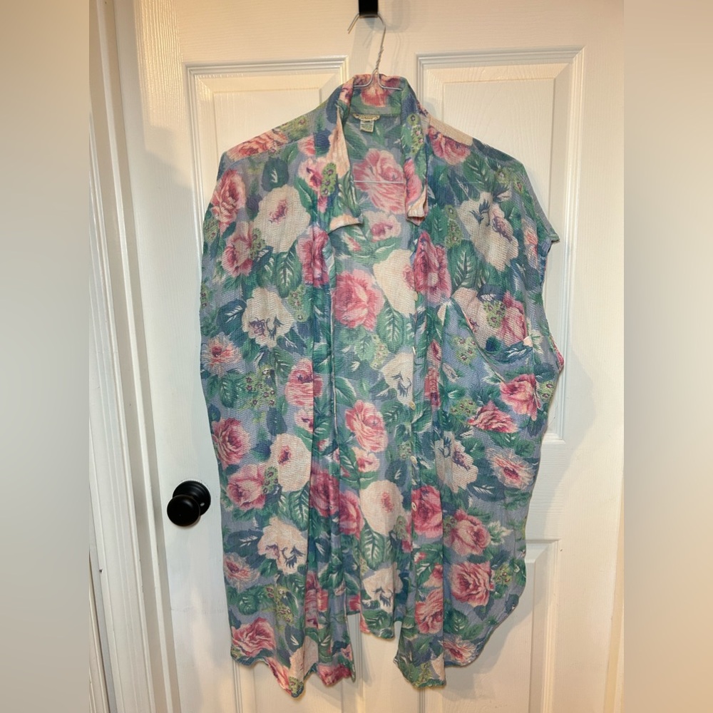 Santana by Adini Button up Shirt/Coverup